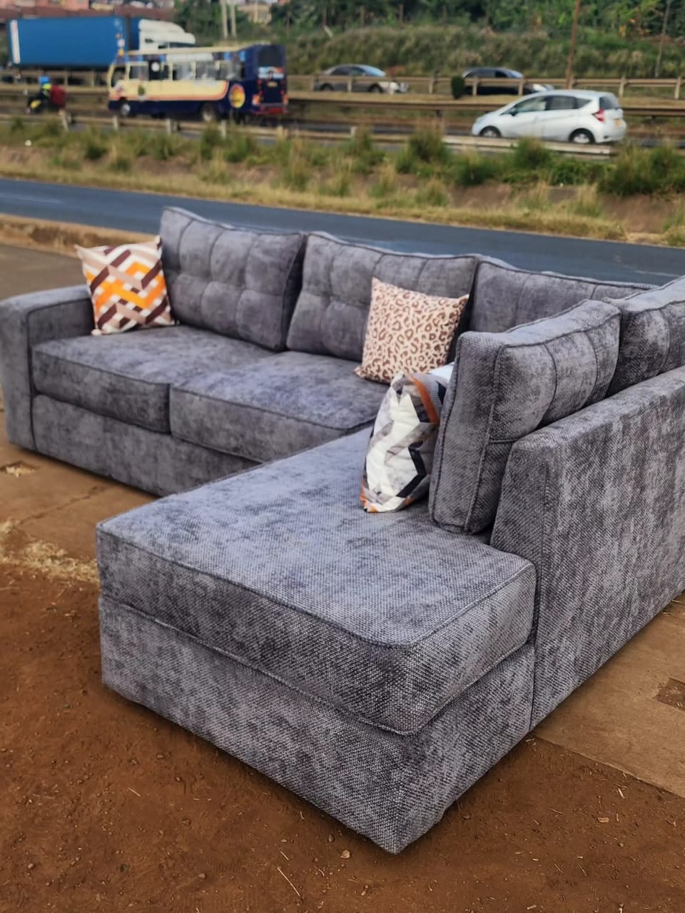 Aria Grand L-Shape Sectional Sofa